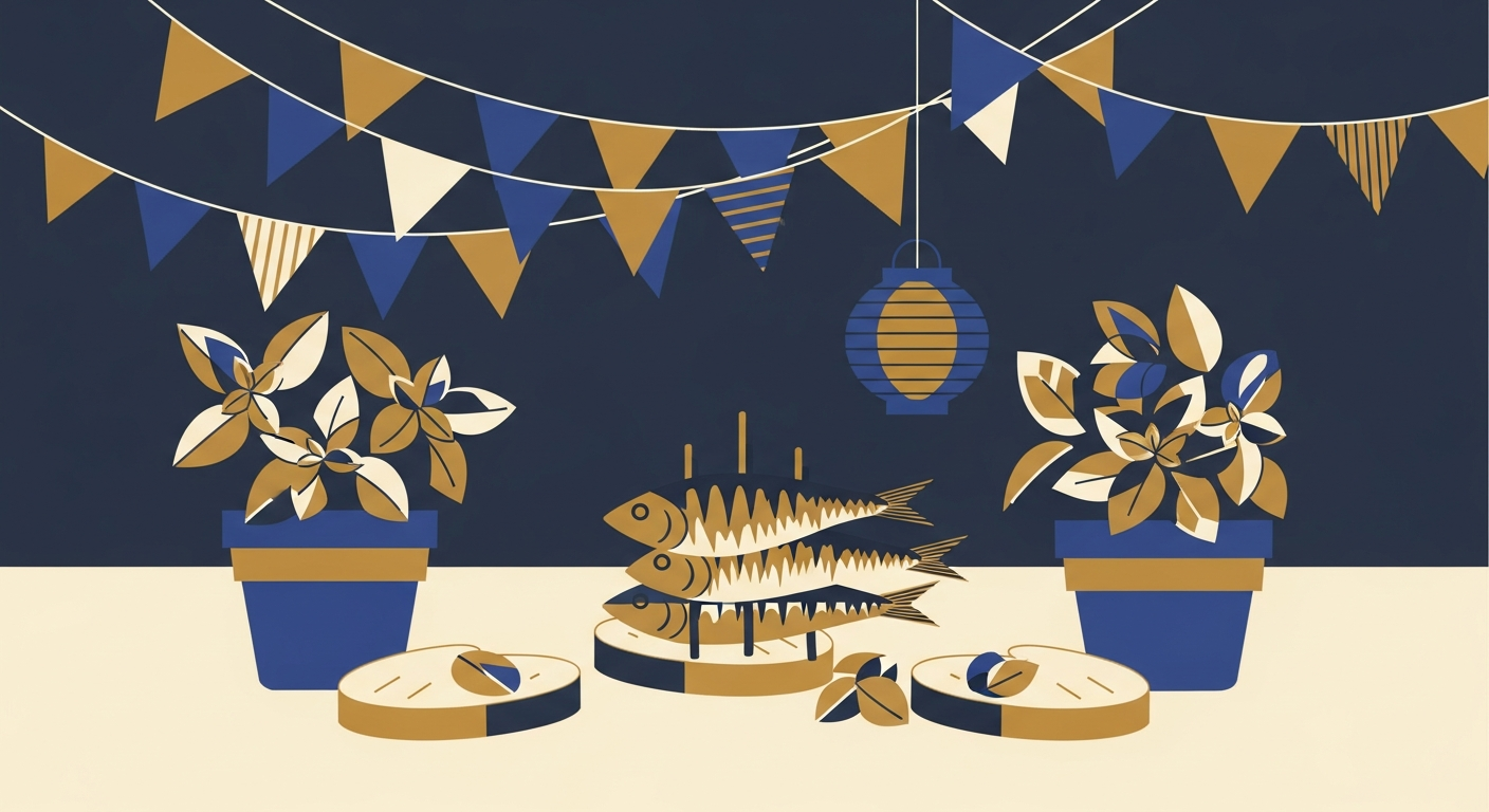 Santo António and the Festas Populares de Lisboa — what to expect — Lisbon Property guide illustration