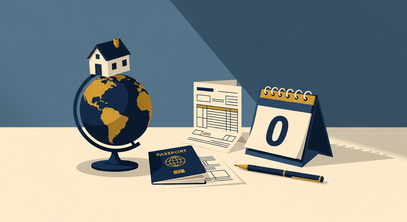 Becoming a tax resident in Portugal — what property owners need to know — Lisbon Property guide illustration